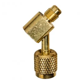 Fieldpiece RHCM45 Angled Adapter, 5/16" female x 1/4" male, 45°