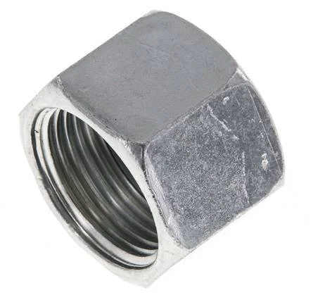 UN 1-3/16''-12 Zinc plated Steel End cap ORFS 400 Bar