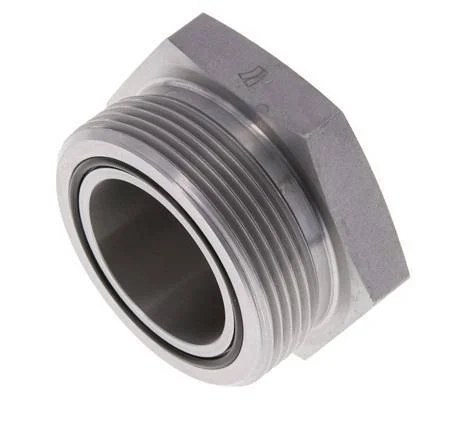 UN 2''-12 Zinc plated Steel Closing Plug ORFS 250 Bar