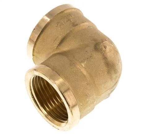 G 3/4'' Brass 90 deg Elbow Fitting 16 Bar