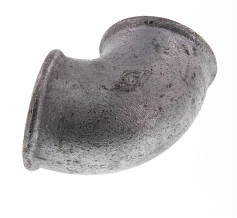 Rp 1 1/2'' Zinc plated Cast iron 90 deg Elbow Fitting 25 Bar