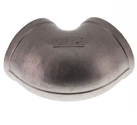Rp 2'' Stainless steel 90 deg Elbow Fitting 10 Bar
