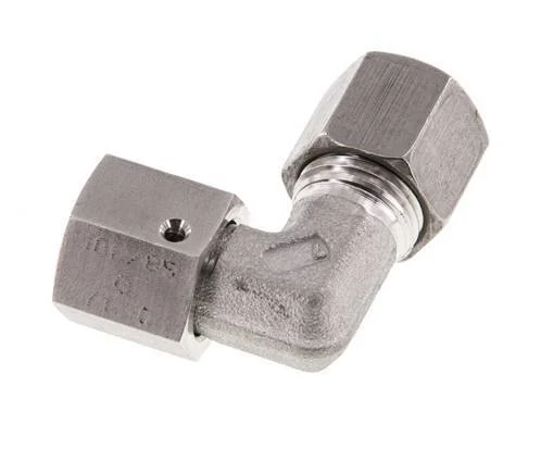 M16x1.5 x 8S Stainless steel Adjustable 90 deg Elbow Fitting with Sealing cone and O-ring 630 Bar DIN 2353
