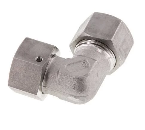 M30x2 x 20S Stainless steel Adjustable 90 deg Elbow Fitting with Sealing cone and O-ring 400 Bar DIN 2353
