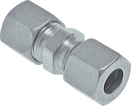 8LL Zinc plated Steel Straight Cutting Ring 100 Bar DIN 2353 [2 Pieces]