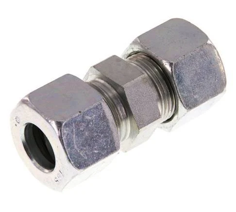 16S Zinc plated Steel Straight Cutting Ring 400 Bar DIN 2353