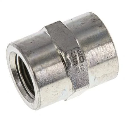 3/8'' NPT Zinc plated Steel Socket 210 Bar - Hydraulic