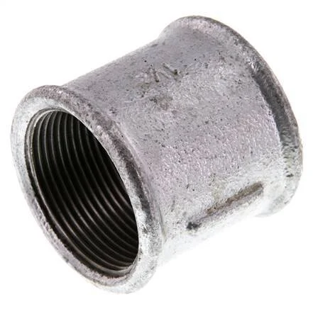 Rp 1 1/2'' Zinc plated Cast iron Round Socket 25 Bar