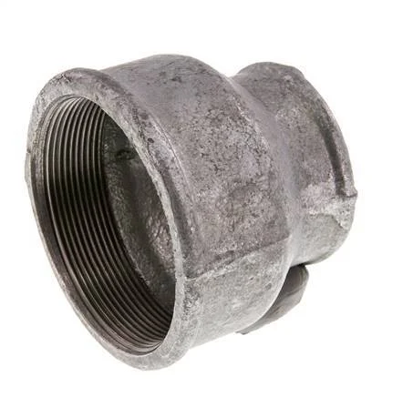 Rp 3'' x Rp 2'' Zinc plated Cast iron Round Socket 25 Bar