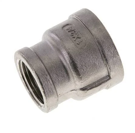 1'' NPT x 3/4'' NPT Stainless steel Round Socket 16 Bar