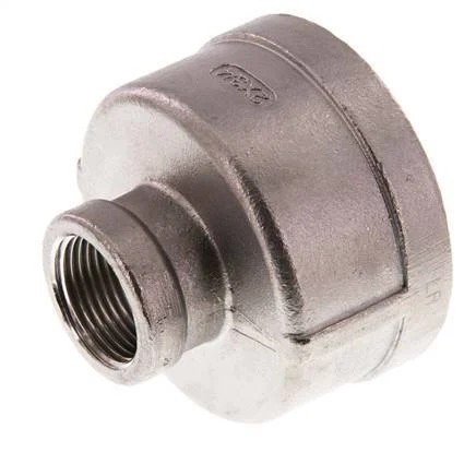 Rp 2'' x Rp 3/4'' Stainless steel Round Socket 16 Bar