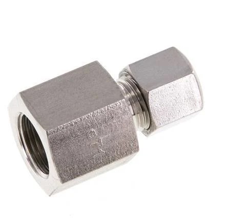 G 3/8'' x 8L Stainless steel Straight Cutting Ring 315 Bar DIN 2353