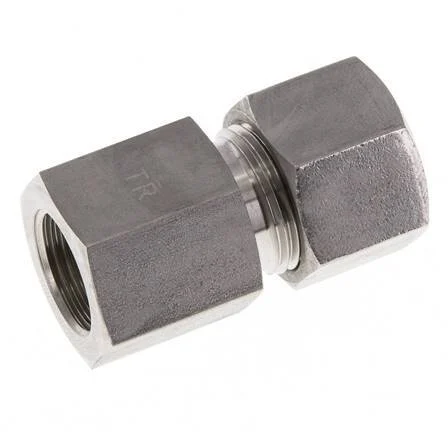 G 3/8'' x 12S Stainless steel Straight Cutting Ring 630 Bar DIN 2353
