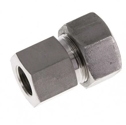 G 3/8'' x 18L Stainless steel Straight Cutting Ring 315 Bar DIN 2353