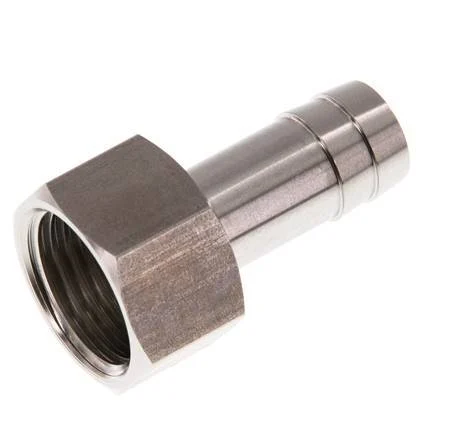 G 1/2'' x 13mm Stainless steel Hose barb 40 Bar