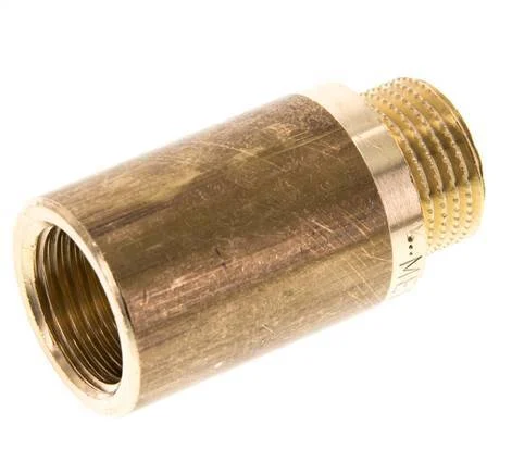 G 1/2'' F/M Brass Extension DIN 3523 - 40 mm