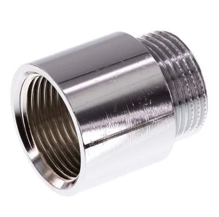 G 3/4'' F/M Chromium plated Brass Extension DIN 3523 - 25 mm