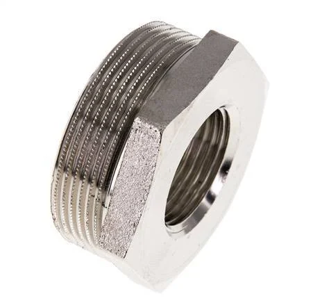 G 1'' x G 2'' F/M Nickel plated Brass Reducing Ring 16 Bar