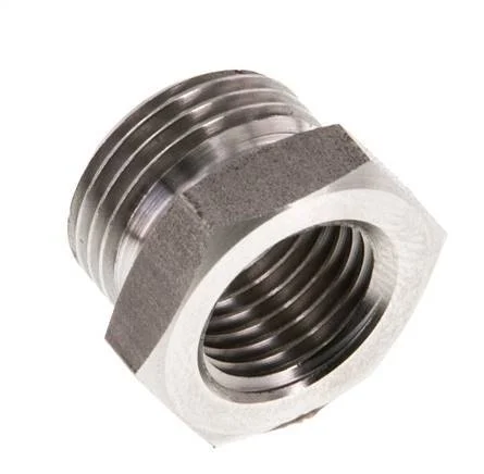 G 1/4'' x G 3/8'' F/M Stainless steel Reducing Ring 40 Bar
