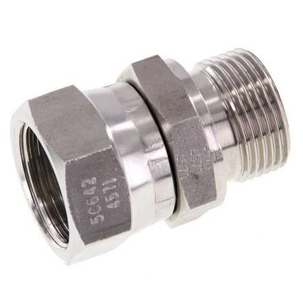 G 3/4'' F/M Stainless steel Reducing Adapter 175 Bar - Hydraulic