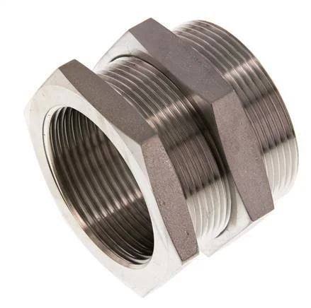 G 1 1/2'' x M54x2 F/M Stainless steel Bulkhead Fitting 40 Bar