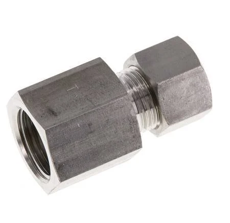 G 1/2'' x 12L Stainless steel Straight Compression Fitting 315 Bar DIN 2353