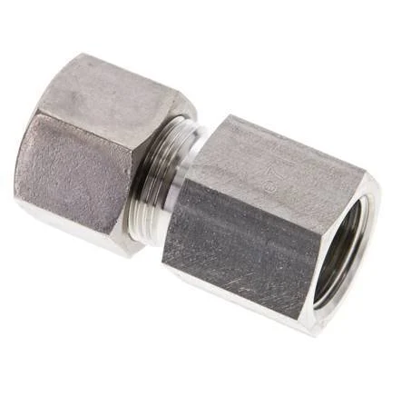 G 1/2'' x 14S Stainless steel Straight Compression Fitting 630 Bar DIN 2353