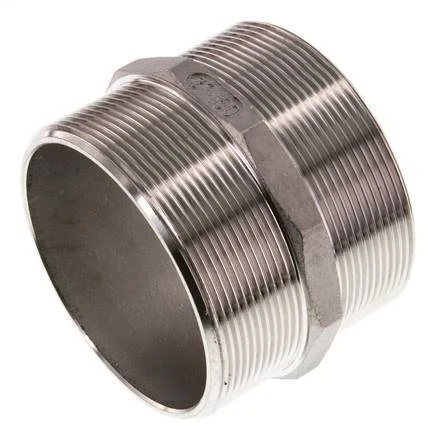 G 3'' Stainless steel Double Nipple 16 Bar