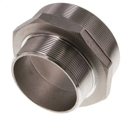 R 4'' x R 3'' Stainless steel Double Nipple 16 Bar
