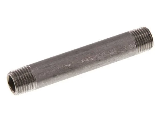 R 1/4'' Stainless steel Double Pipe Nipple 20 Bar DIN 2982 - 80mm