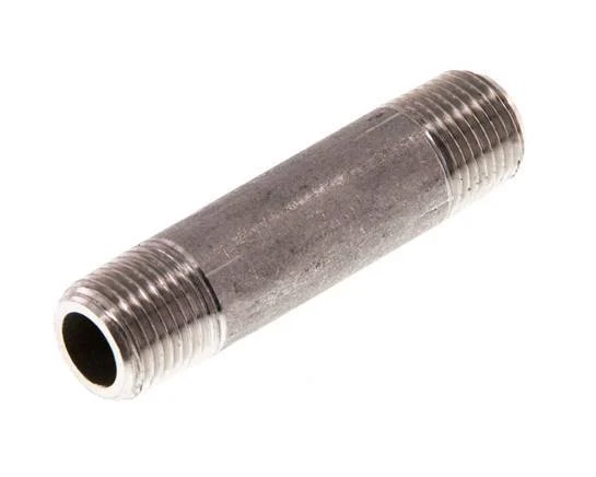 R 1/8'' Stainless steel Double Pipe Nipple 20 Bar DIN 2982 - 40mm