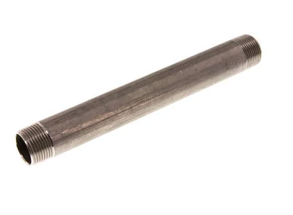 R 3/4'' Stainless steel Double Pipe Nipple 20 Bar DIN 2982 - 200mm