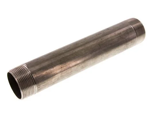 R 1 1/2'' Stainless steel Double Pipe Nipple 20 Bar DIN 2982 - 240mm