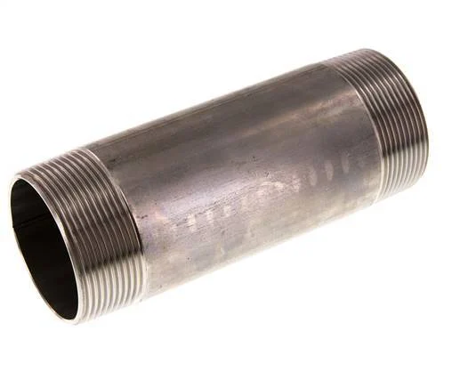 R 2'' Stainless steel Double Pipe Nipple 20 Bar DIN 2982 - 150mm