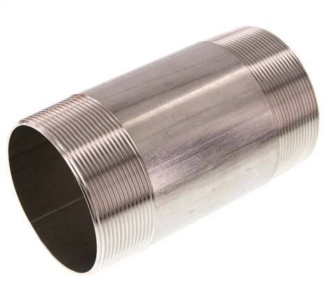 R 3'' Stainless steel Double Pipe Nipple 20 Bar DIN 2982 - 150mm