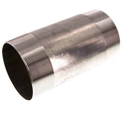 R 4'' Stainless steel Double Pipe Nipple 20 Bar DIN 2982 - 200mm