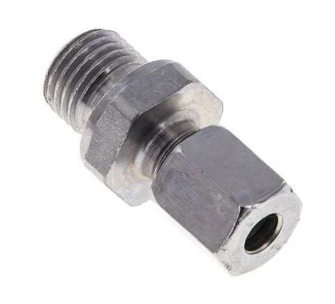 M14x1.5 Male x 6L Zinc plated Steel Straight Cutting Ring 315 Bar DIN 2353