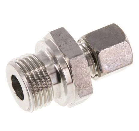 G 1/2'' Male x 8L Stainless steel Straight Cutting Ring 315 Bar DIN 2353