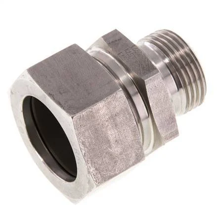 G 1'' Male x 35L Stainless steel Straight Cutting Ring 160 Bar DIN 2353