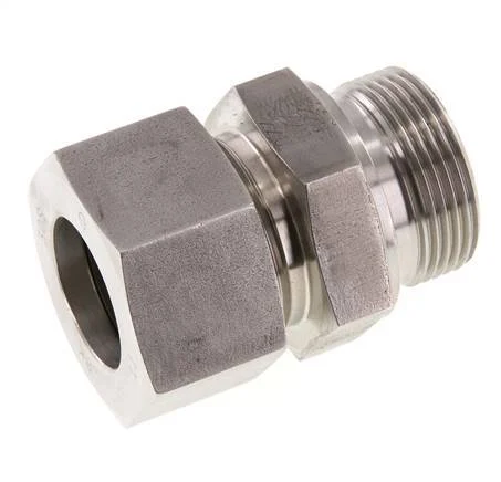 G 1 1/4'' Male x 30S Stainless steel Straight Cutting Ring 400 Bar DIN 2353