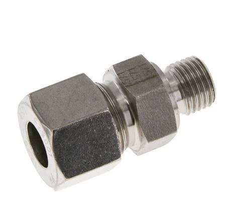 M14x1.5 Male x 12S Stainless steel Straight Cutting Ring 630 Bar DIN 2353