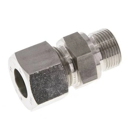 M22x1.5 Male x 16S Stainless steel Straight Cutting Ring 400 Bar DIN 2353