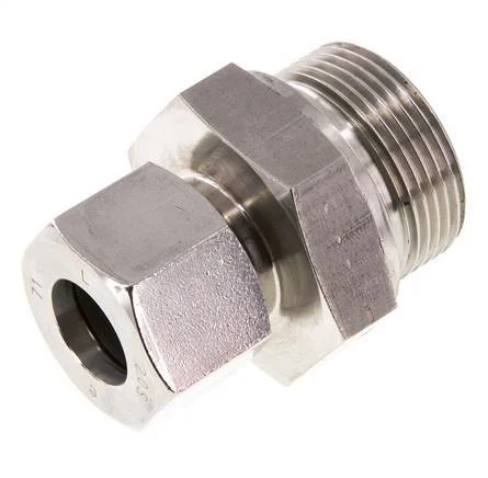 G 1 1/4'' Male x 20S Stainless steel Straight Cutting Ring with FKM Seal 400 Bar DIN 2353