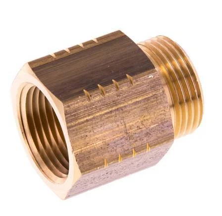 G 3/4'' x 3/4'' NPT M/F Brass Reducing Ring 16 Bar - Hydraulic