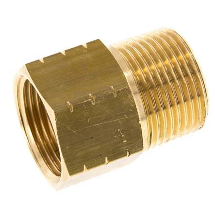 R 1'' x 1'' NPT M/F Brass Reducing Ring 16 Bar - Hydraulic