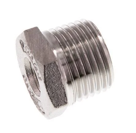 R 1/2'' x Rp 1/8'' M/F Stainless steel Reducing Ring 16 Bar [2 Pieces]