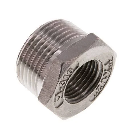 R 1'' x Rp 1/2'' M/F Stainless steel Reducing Ring 16 Bar