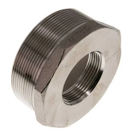 R 3'' x Rp 1 1/2'' M/F Stainless steel Reducing Ring 16 Bar