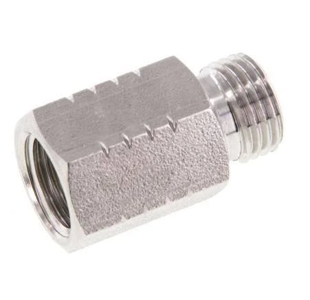 G 1/4'' x 1/4'' NPT M/F Stainless steel Reducing Ring 40 Bar - Hydraulic