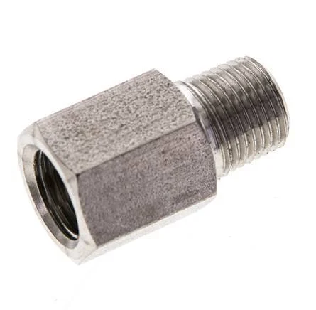 1/8'' NPT x 1/8'' NPT M/F Stainless steel Extension 345 Bar - Hydraulic